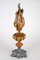 Escultura de antorcha austriaca tallada a mano en madera con llama, 1880, Imagen 2