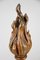Escultura de antorcha austriaca tallada a mano en madera con llama, 1880, Imagen 5