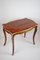 French Napoleon III Marquetry Side Table in Mahogany, 1870 2