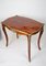 French Napoleon III Marquetry Side Table in Mahogany, 1870, Image 12