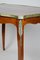 French Napoleon III Marquetry Side Table in Mahogany, 1870 14