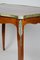 French Napoleon III Marquetry Side Table in Mahogany, 1870, Image 14