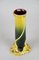 French Art Nouveau Vase in Majolica by Sarreguemines, 1915, Image 3