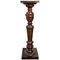 Antique Austrian Pedestal in Hand Carved Walnut, 1870 1