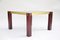 Mid-Century Italian Side Table with Brass Bars and Smoked Glass, 1960 9