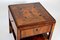 Art Deco Austrian 4 Doors and Marquetry Tabletop Side Table, 1920s 9