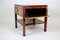 Art Deco Austrian 4 Doors and Marquetry Tabletop Side Table, 1920s 6
