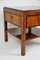 Art Deco Austrian 4 Doors and Marquetry Tabletop Side Table, 1920s 8