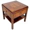 Art Deco Austrian 4 Doors and Marquetry Tabletop Side Table, 1920s, Image 3