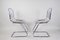 Mid-Century Italian Dining Chairs by G. Rinaldi Chromed for Rima, 1970s, Set of 4 9