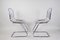 Mid-Century Italian Dining Chairs by G. Rinaldi Chromed for Rima, 1970s, Set of 4, Image 9