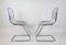 Mid-Century Italian Dining Chairs by G. Rinaldi Chromed for Rima, 1970s, Set of 4 13