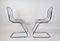 Mid-Century Italian Dining Chairs by G. Rinaldi Chromed for Rima, 1970s, Set of 4, Image 13