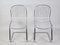 Mid-Century Italian Dining Chairs by G. Rinaldi Chromed for Rima, 1970s, Set of 4 2