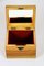 Biedermeier Austrian Nut Wood Jewelry Box with Ebonized Edges, 1840s 2