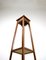 Pedestal austriaco modernista de madera de haya tallada, años 10, Imagen 11