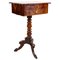 French Pyramid Mahogany Side or Sewing Table by Louis Philippe, 1870s 1