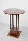 Art Nouveau Round Mahogany Coffee Table, 1910s 6