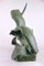 Französische Art Deco Terrakotta Skulptur 'Seagulls' von Henri Bargas, 1925 3
