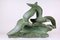 Art Deco French Terracotta Sculpture Seagulls by Henri Bargas, 1925 2