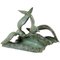 Französische Art Deco Terrakotta Skulptur 'Seagulls' von Henri Bargas, 1925 1