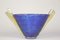 Blue Glass Bowl by Marie Kirschner for Johann Loetz Witwe, 1936 2