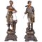Art Nouveau Figurines The Miner & the Blacksmith, France, 1900s, Set of 2 1
