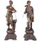 Figurine The Miner & the Blacksmith Art Nouveau, Francia, inizio XX secolo, set di 2, Immagine 1