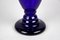 Art Nouveau Blue Glass Vase with Frilly Glass Top, Austria, 1900s 13