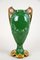 Jugendstil Majolica Vase handbemalt, Frankreich, 1900er 6