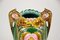 Art Nouveau Majolica Vase Hand Painted, France, 1900s 11