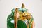 Jugendstil Majolica Vase handbemalt, Frankreich, 1900er 5