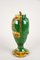 Jugendstil Majolica Vase handbemalt, Frankreich, 1900er 8
