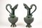19th Century English Terracotta Pitcher Vases with Lion Heads, 1880s, Set of 2, Image 9