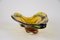 Mid-Century Italian Murano Glass Bowl Amber Colored, 1960s 9