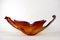 Bol Mid-Century en Verre de Murano Orange Rouge, Italie, 1960s 9