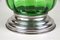 Art Deco Green Glass Jar Punch Bowl with Lid, Austria, 1920s 4