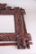 Rustic German Hand Carved Black Forest Wall Mirror, 1880s 9