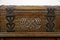 19th Century Hand Carved Oakwood Blanket Chest on Stand, Austria, 1880s, Image 13