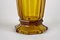 Vaso Art Déco in vetro color ambra, Austria, anni '20, Immagine 2