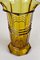 Art Deco Amber Colored Glass Vase, Austria, 1920s 14