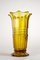 Art Deco Amber Colored Glass Vase, Austria, 1920s 15
