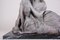 Scultura Art Déco in terracotta su base in marmo nero, Francia, anni '20, Immagine 6