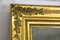 Espejo de pared Biedermeier de madera dorada, Austria, década de 1830, Imagen 2
