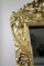 Specchio da parete in tiglio dorato intagliato a mano, Austria, metà XIX secolo, Immagine 7