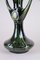Art Noveau Majolica Vases by J. Bernard De Bruyne, France, 1910s, Set of 2 3