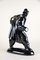 Mid-Century Black Figural Sculpture the Stranger, Austria, 1960 6