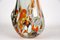 Murano Klarglas Vase mit Farbflecken, Italien, 1970er 7