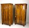 Biedermeier Nutwood Cabinets, Austria, 1830s, Set of 2 15