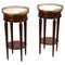 French Mahogany Side Tables, France, 1870s, Set of 2 1